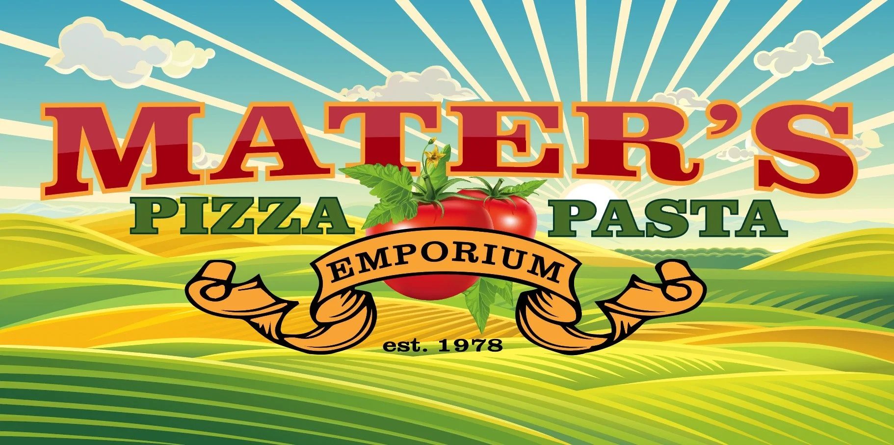 Mater's Pizza Logo - Logo Design